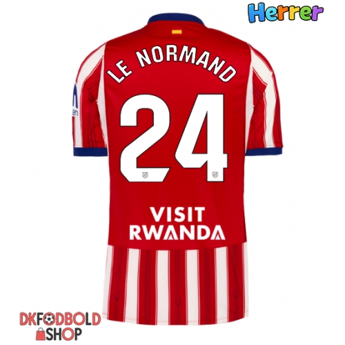 Atletico Madrid Robin Le Normand #24 Hjemmebanetrøje 2026-27 Kort ærmer